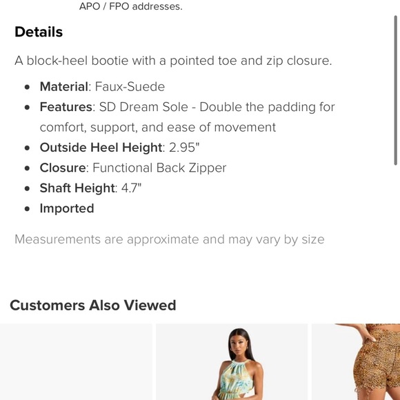 EUC Faux-suede pointed-toe heeled booties - Picture 6 of 6